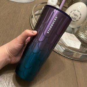 Purple and Blue ombré Starbucks cold cup
